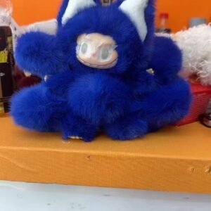 19cm custom 9 tails fox Labubu vinyl plush pedant