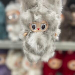 18cm Handmade Custom Zebra Fox Labubu vinyl plush pendant