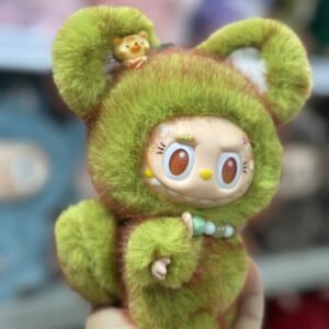18cm Custom Kiwi Fruit Fox  Labubu vinyl plush pendant