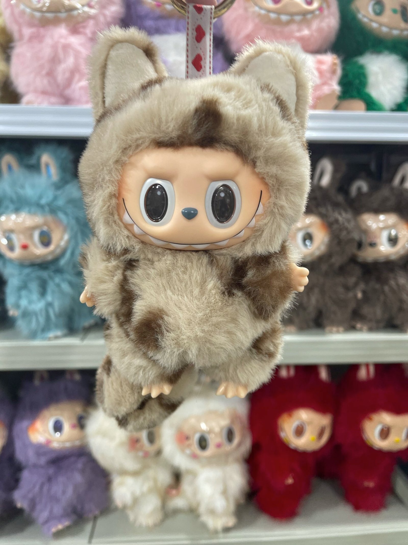 18cm Custom Little Fox Labubu vinyl plush pendant