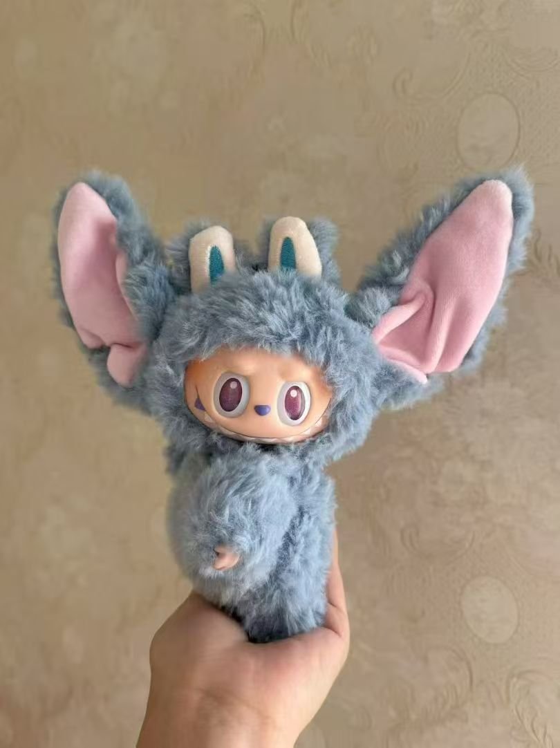 Pre-Order 18cm Custom Blue Elephant Labubu vinyl plush pendant
