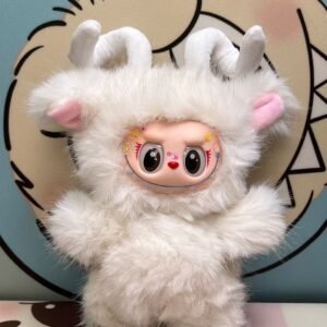 18cm Custom Aries Chubby Labubu vinyl plush pendant