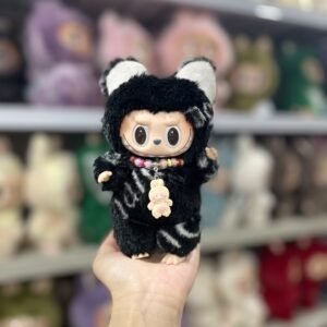 18cm Custom Cute Bear Labubu vinyl plush pendant