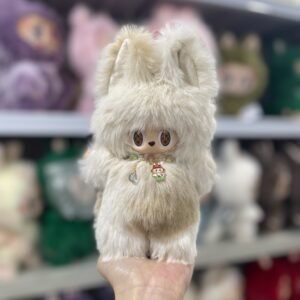 18cm Handmade Gradient color Custom Fox Labubu vinyl plush pendant