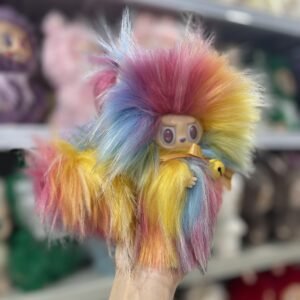 17cm Custom Colorful Fox Labubu vinyl plush pendant