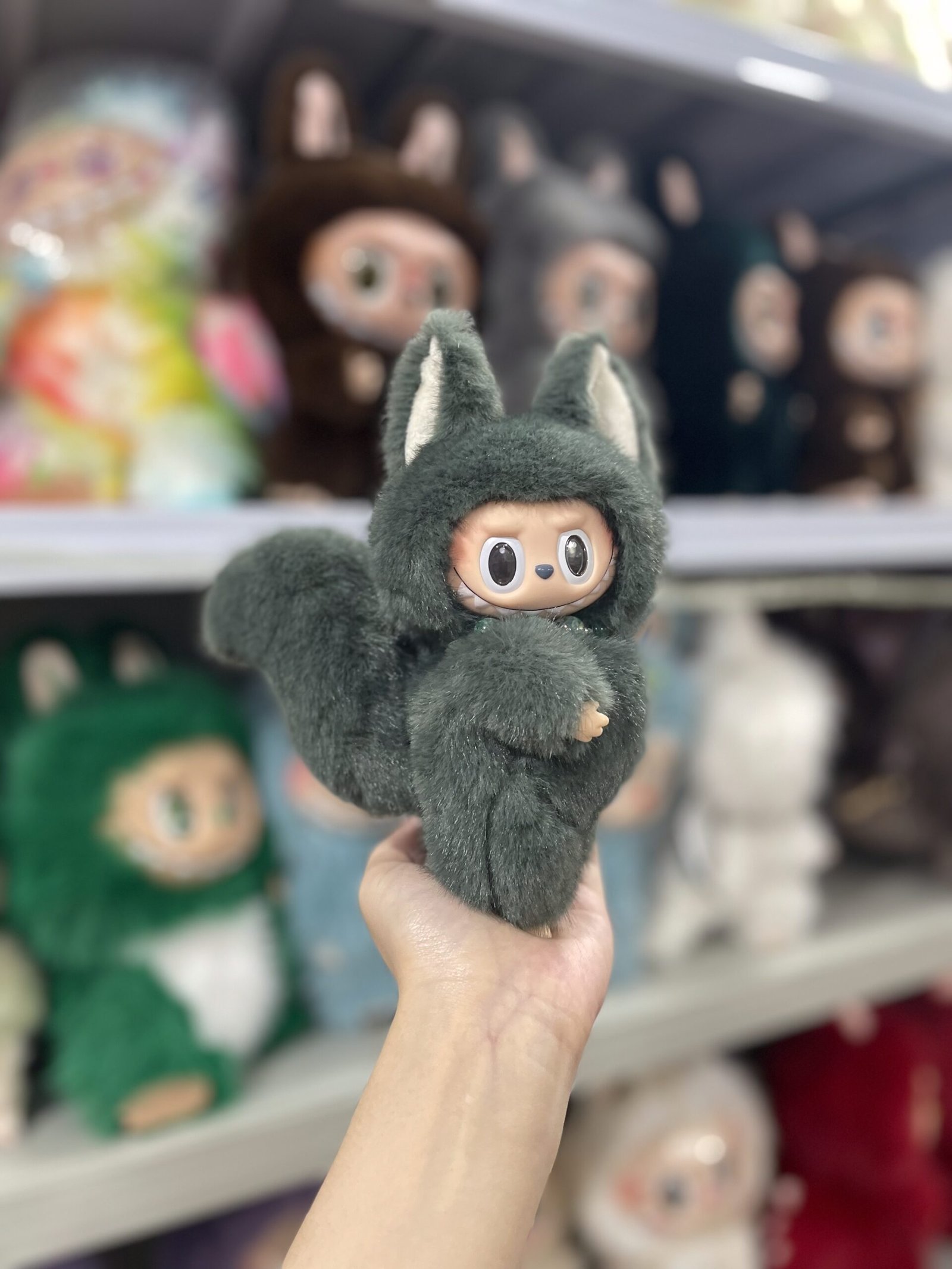 18cm Handmade Purity Fox Labubu vinyl plush pendant - Image 3