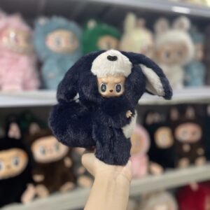 18cm Handmade Custom Puppy Labubu With Magnetic tail vinyl plush pendant（All The Colors）