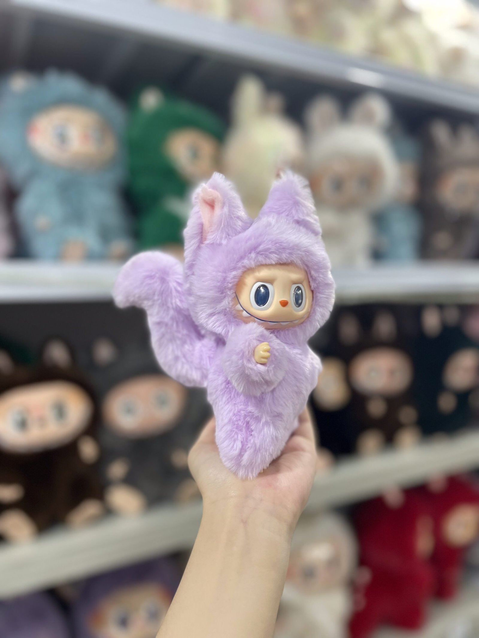 18cm Handmade Purity Fox Labubu vinyl plush pendant - Image 5