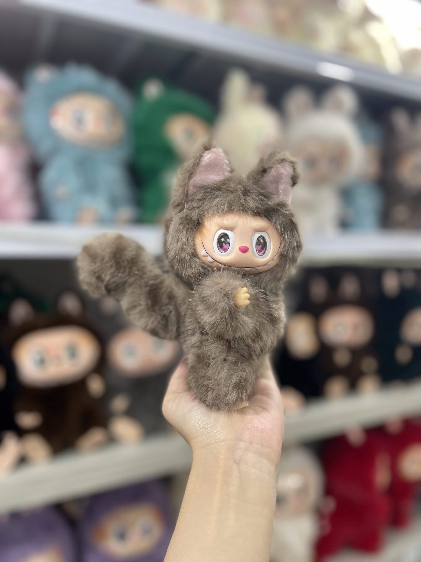 18cm Handmade Purity Fox Labubu vinyl plush pendant - Image 6