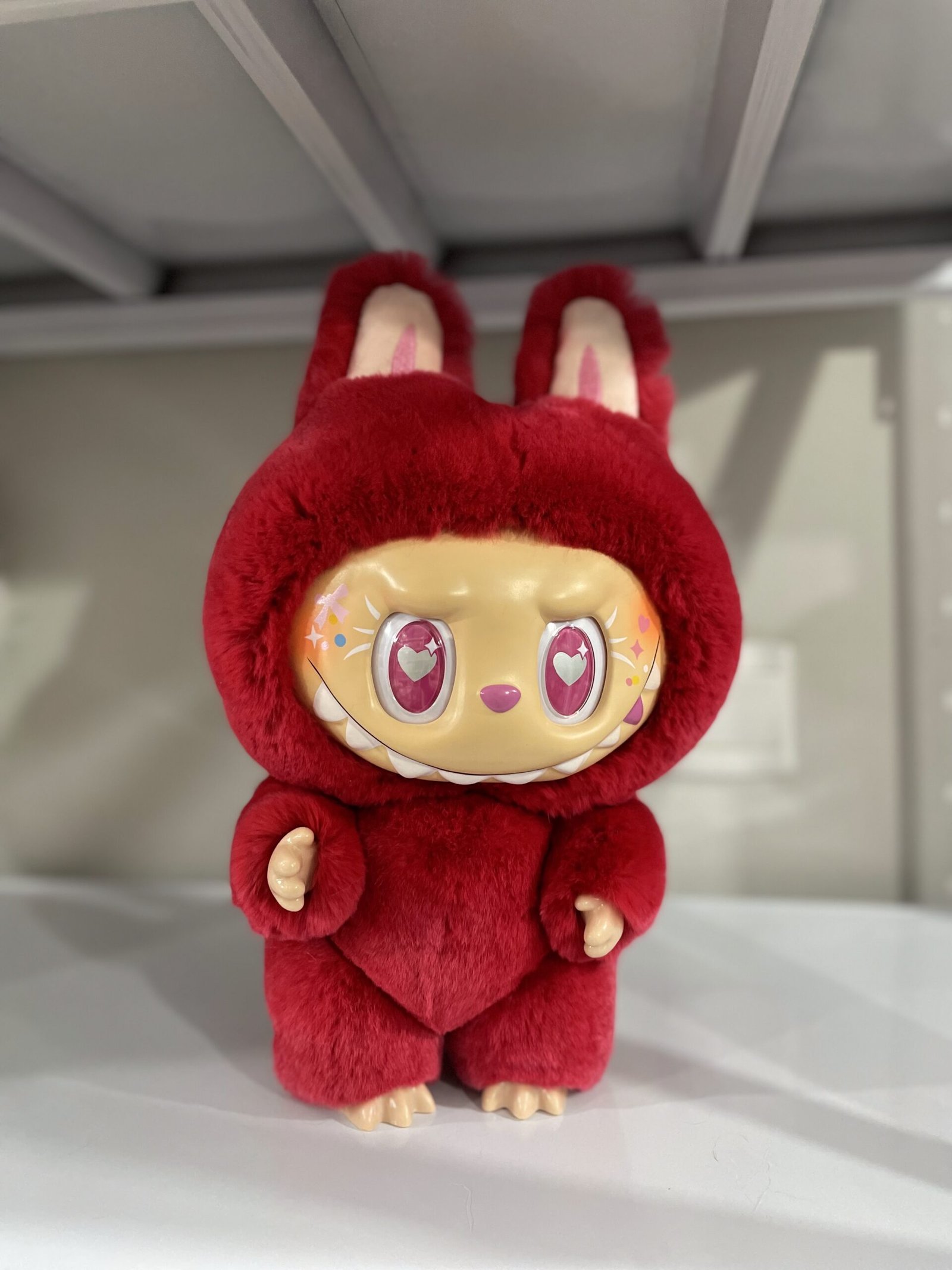 38cm Custom Real Rex Rabbit Fur zimomo with dragon tail vinyl plush - Image 6