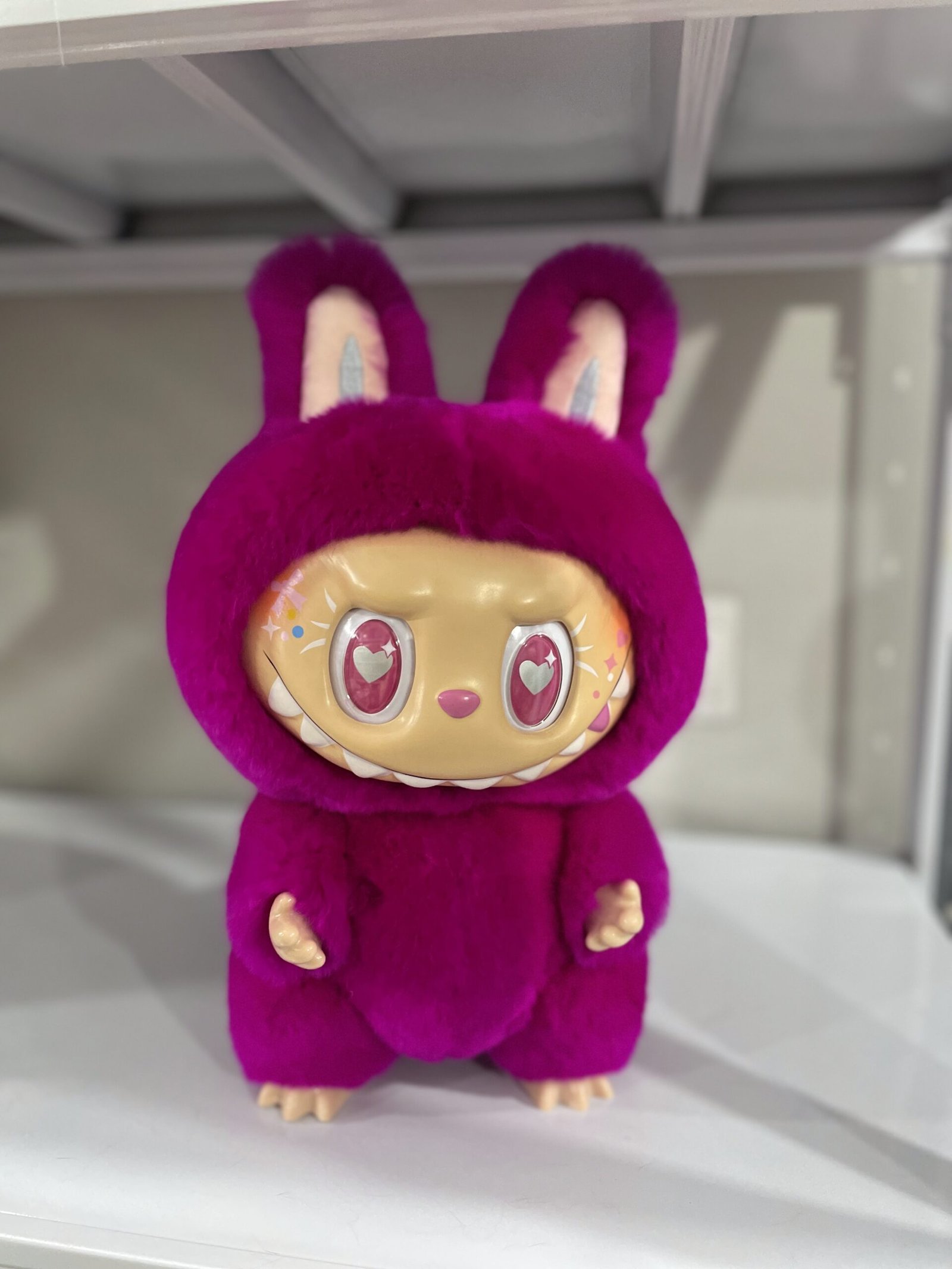 38cm Custom Real Rex Rabbit Fur zimomo with dragon tail vinyl plush - Image 7