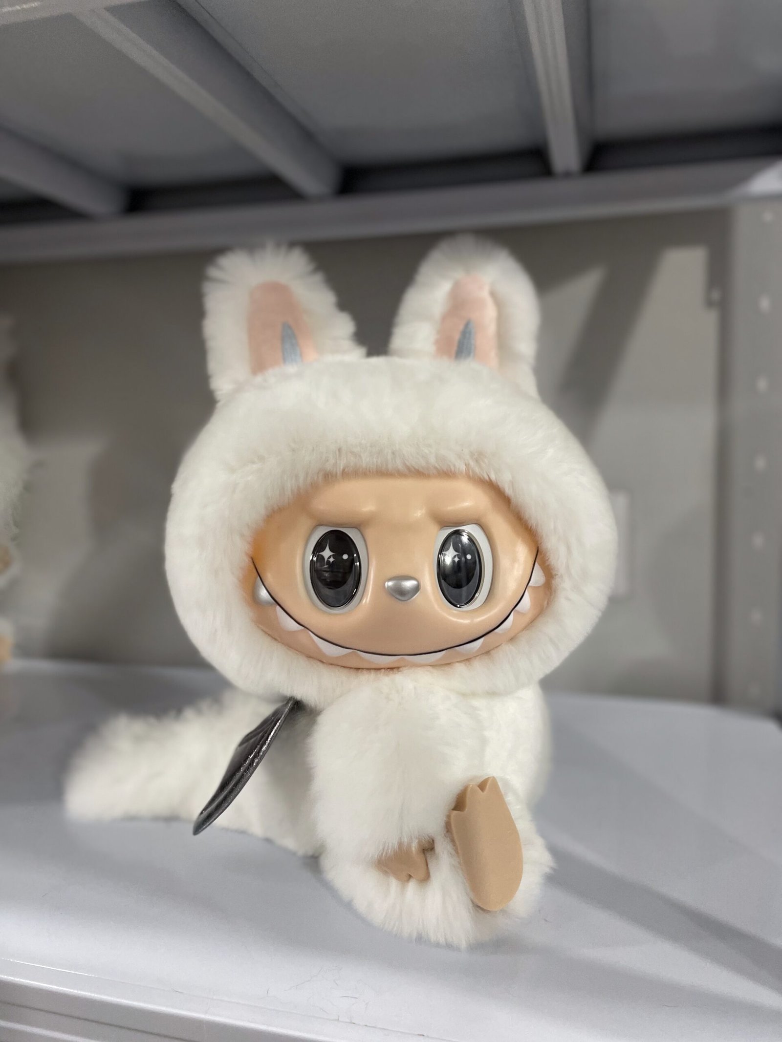 38cm Custom Real Rex Rabbit Fur zimomo with dragon tail vinyl plush - Image 10