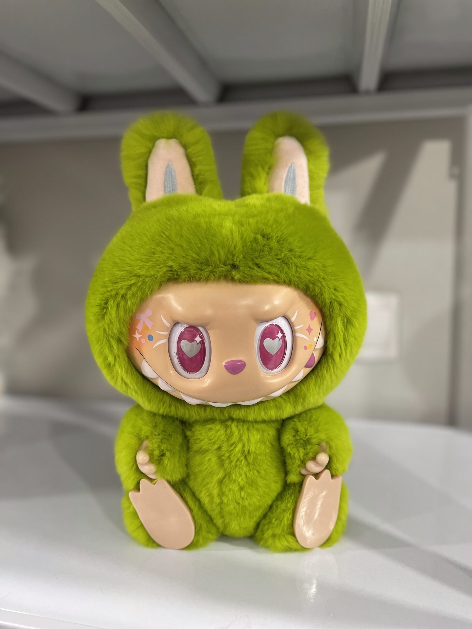 38cm Custom Real Rex Rabbit Fur zimomo with dragon tail vinyl plush - Image 11