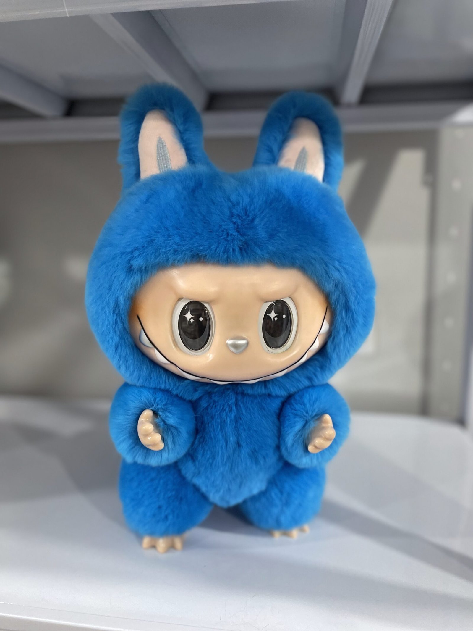 38cm Custom Real Rex Rabbit Fur zimomo with dragon tail vinyl plush - Image 9