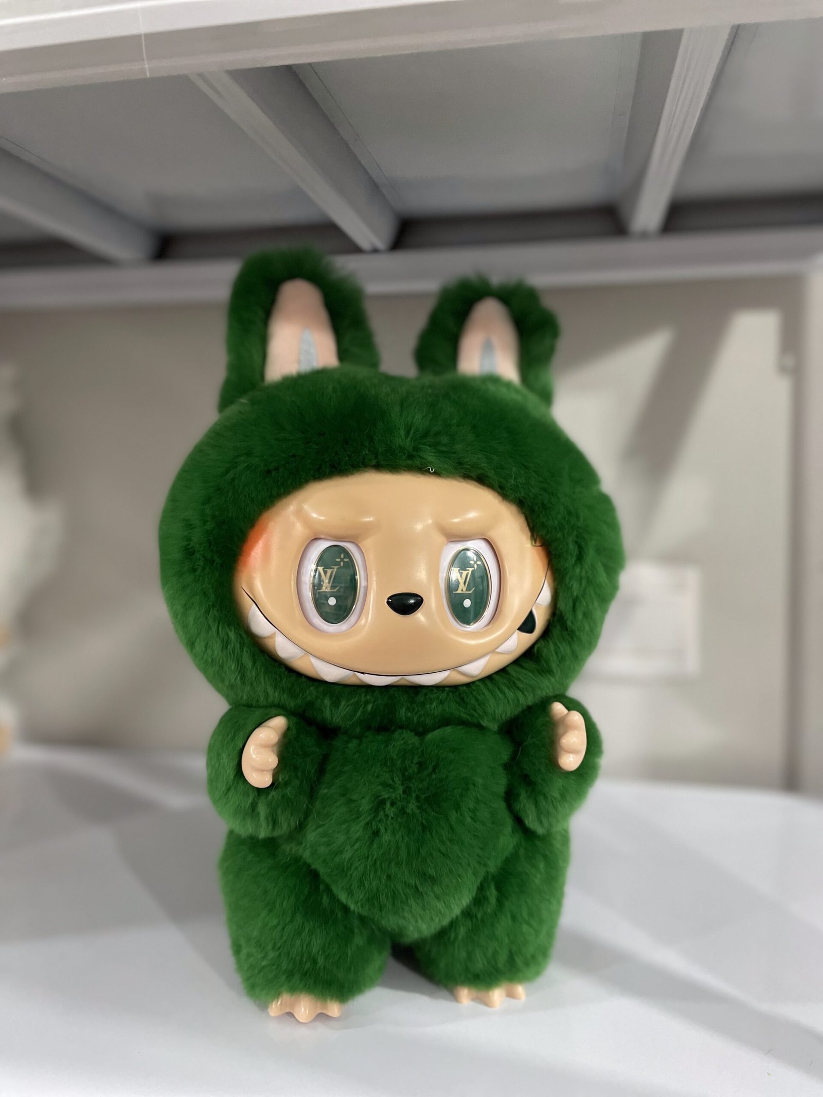 38cm Custom Real Rex Rabbit Fur zimomo with dragon tail vinyl plush - Image 13