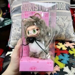 17cm Custom Cute Katty Labubu vinyl plush pendant