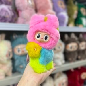 18cm Handmade Custom Spherical Labubu vinyl plush pendant