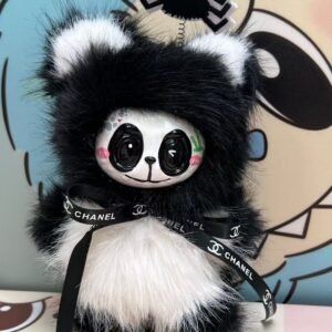 Pre-Order 18cm Custom Kung Fu Panda Labubu vinyl plush pendant