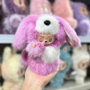 18cm Handmade Custom Long-Ear PUPPY Labubu vinyl plush pendant （All The Colors）
