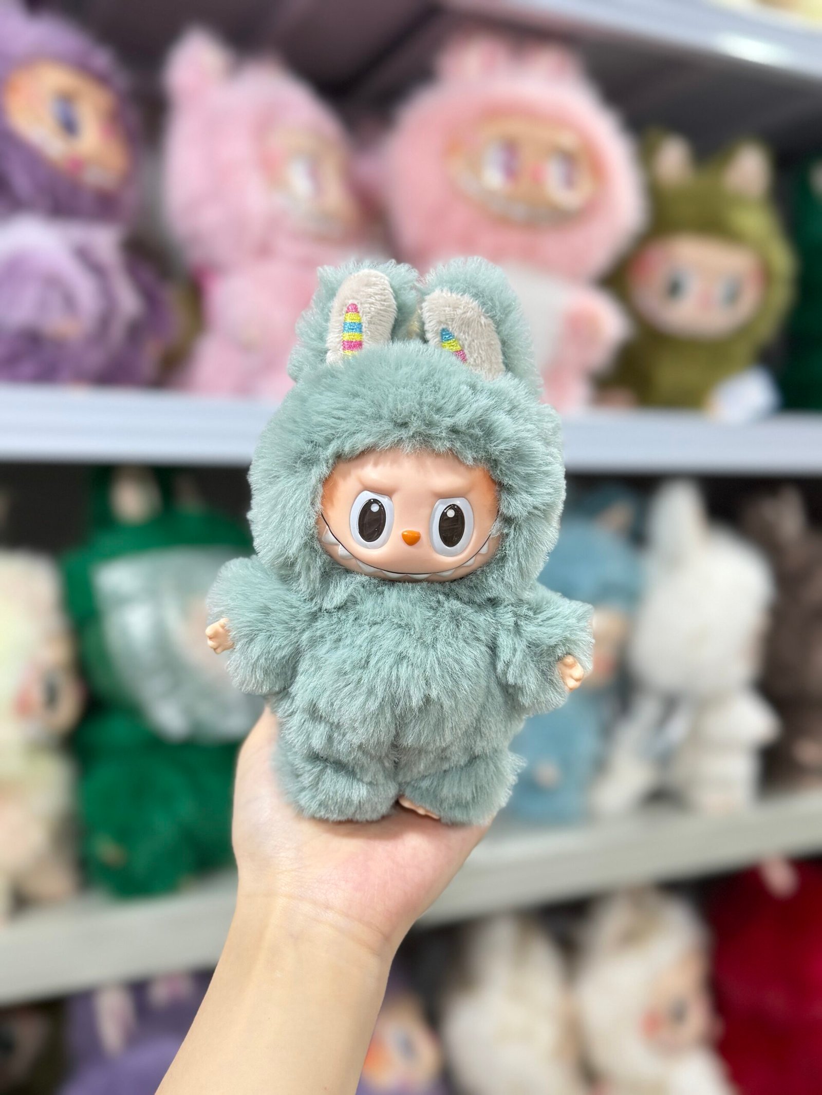 17cm Custom Labubu vinyl plush pendant (All The Colors)