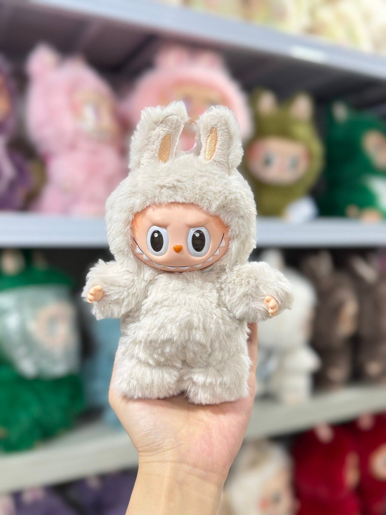 17cm Custom Labubu vinyl plush pendant (All The Colors) - Image 5