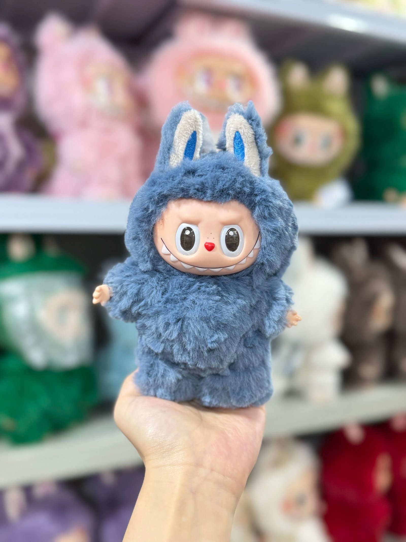 17cm Custom Labubu vinyl plush pendant (All The Colors) - Image 3