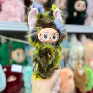 18cm Handmade Special Fox Labubu vinyl plush pendant