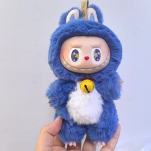 18cm Custom Doraemon Labubu vinyl plush pendant