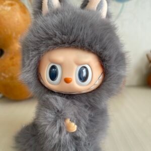 18cm custom white zimomo with dragon tail vinyl plush pendant(All the Colors)