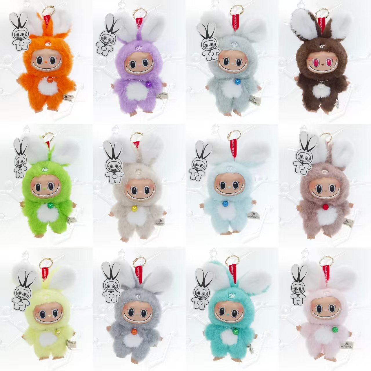17cm Custom Labubu 12 Zodiac Signs vinyl plush
