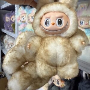 Pre-Order 20cm custom 9 tails fox Labubu vinyl plush pedant