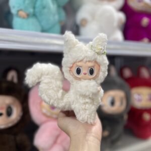 18cm Handmade Custom Plush Fox Labubu vinyl plush pendant（all the colors)