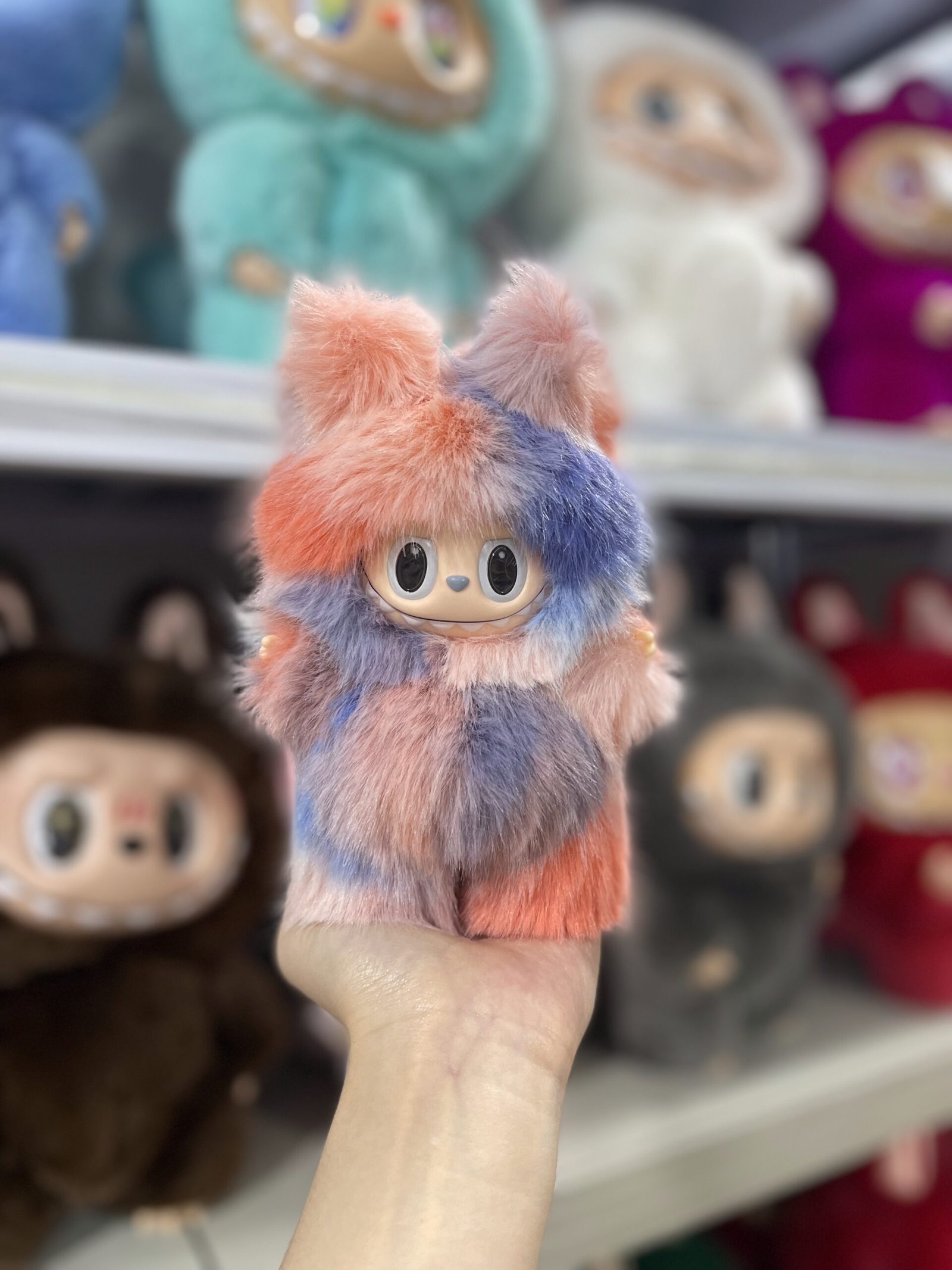 18cm Handmade Custom Plush Fox Labubu vinyl plush pendant(all the colors) - Image 4