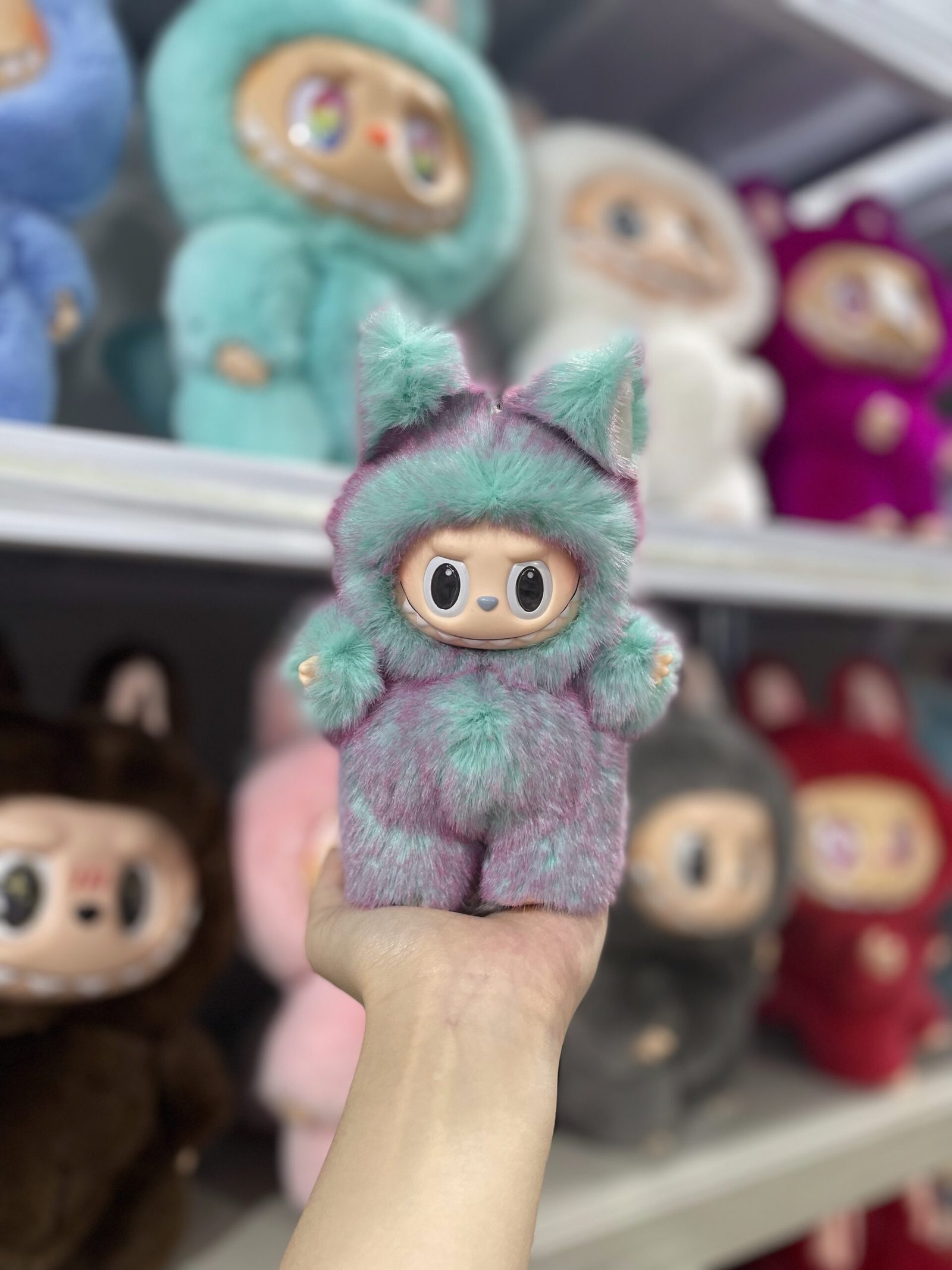 18cm Handmade Custom Plush Fox Labubu vinyl plush pendant(all the colors) - Image 6