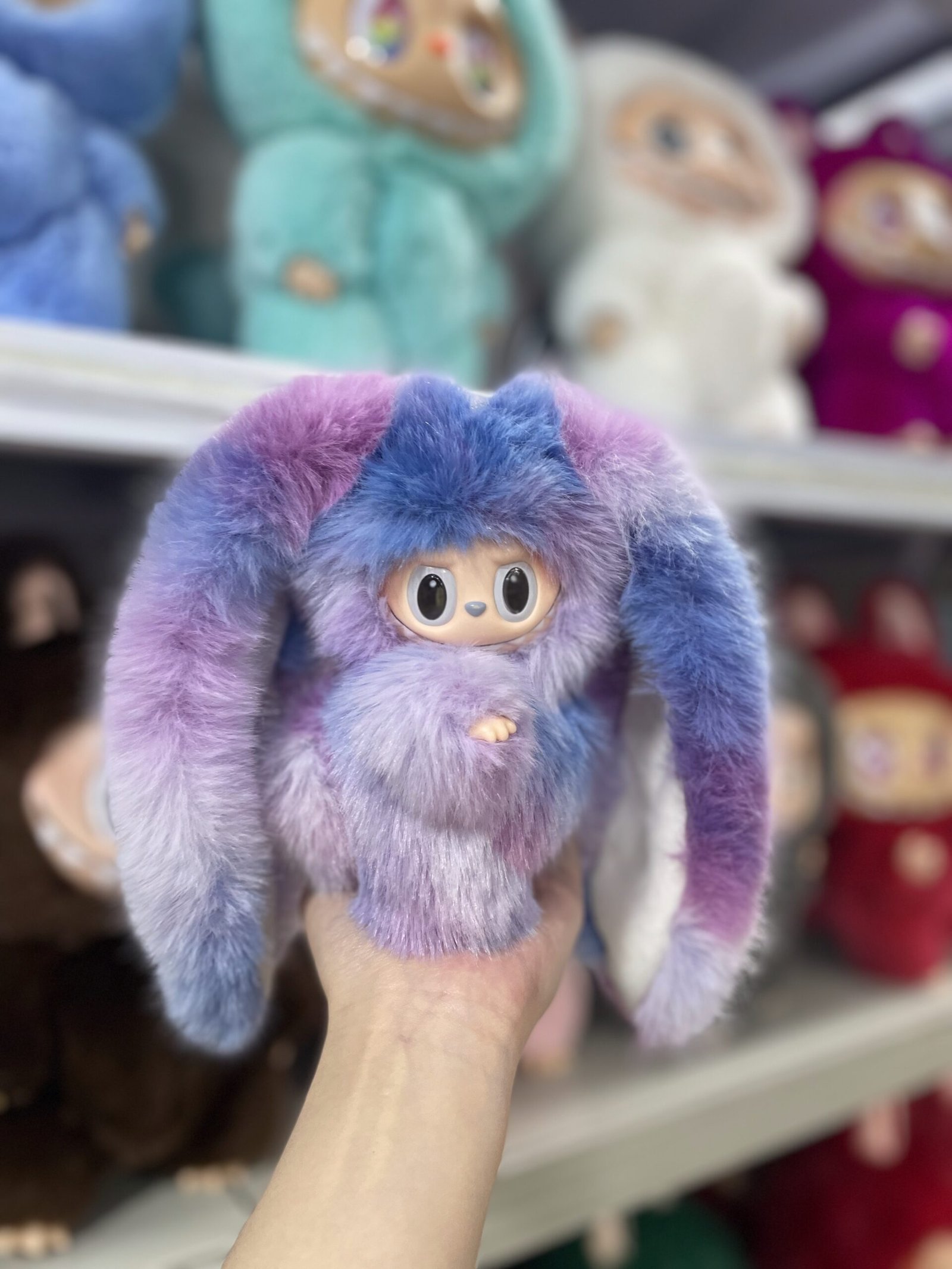 18cm Handmade Custom Labubu vinyl plush pendant(all the colors)