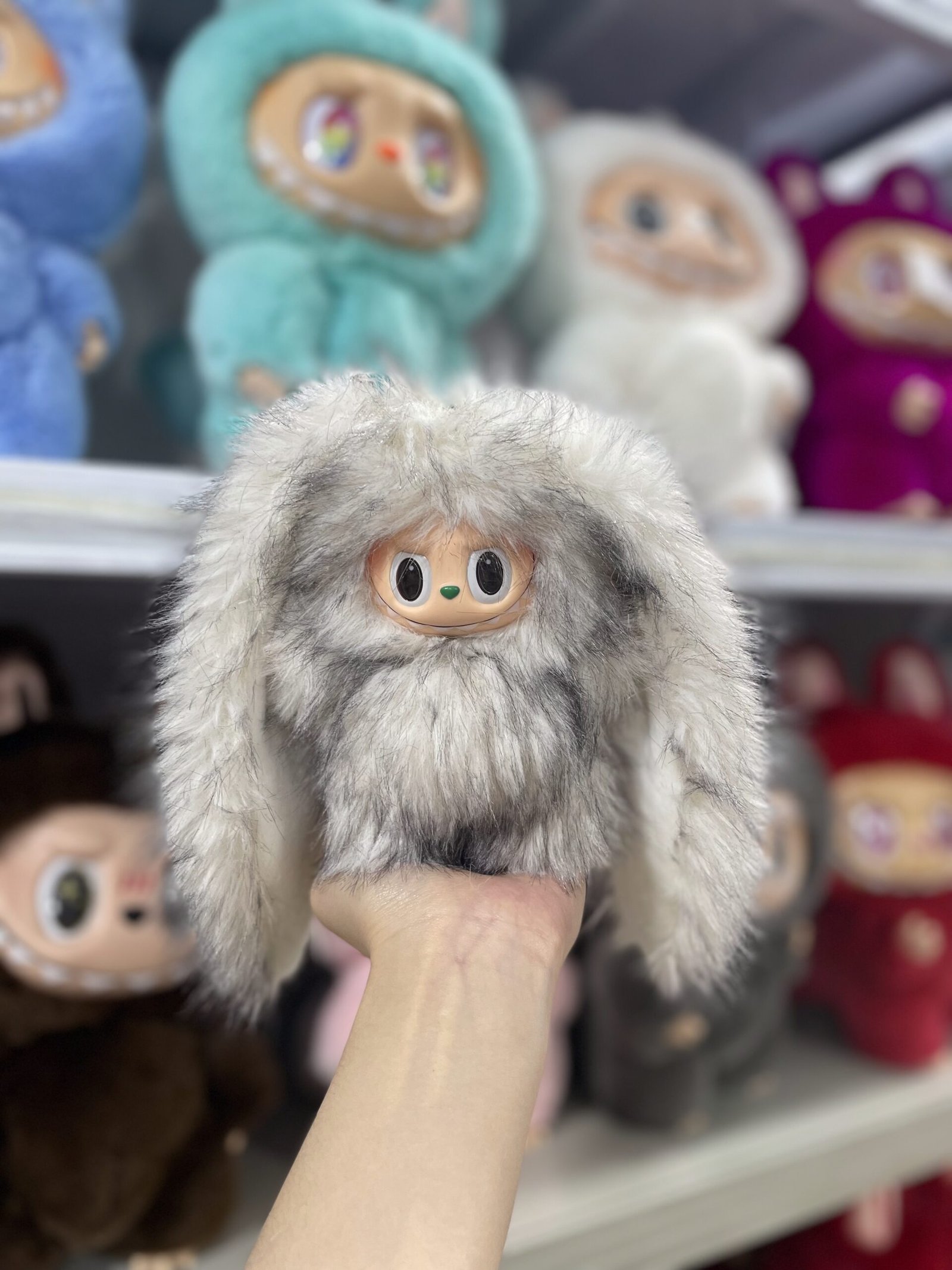 18cm Handmade Custom Labubu vinyl plush pendant(all the colors) - Image 5