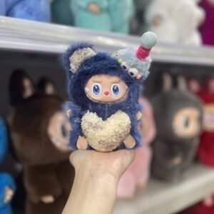 18cm Handmade Custom Magnetic suction heart pier pier Labubu vinyl plush pendant （all the colors)
