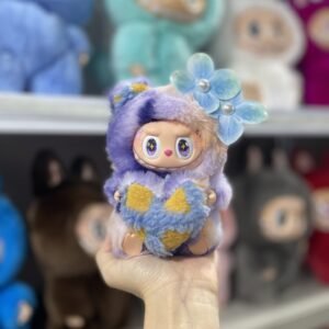 18cm Handmade Custom Magnetic suction heart pier pier Labubu vinyl plush pendant （all the colors)