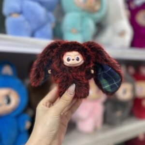 18cm Handmade Custom Magnetic suction heart pier pier Labubu vinyl plush pendant （all the colors)