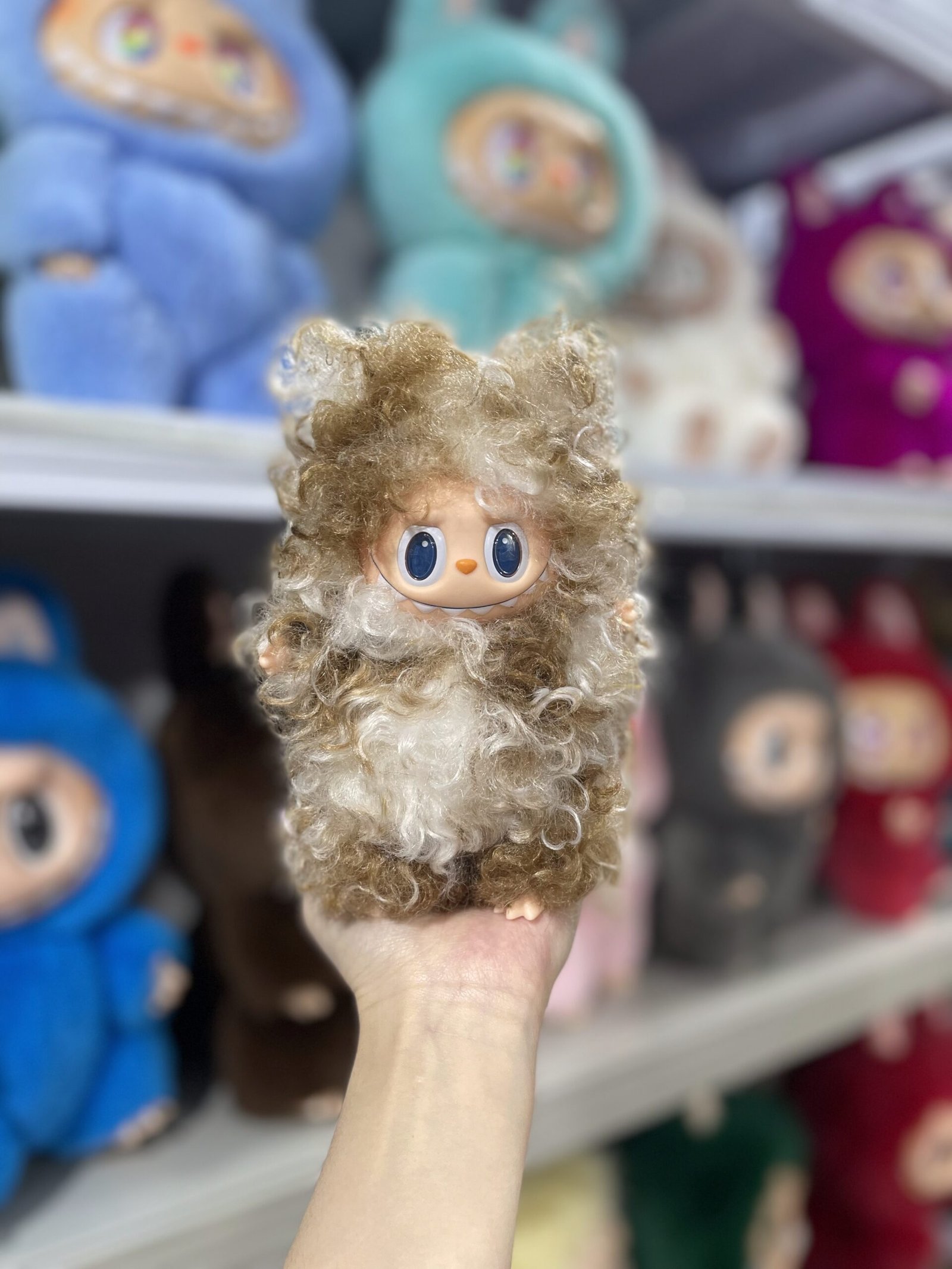 18cm Handmade Custom Magnetic tail fox Labubu vinyl plush pendant (all the colors) - Image 4