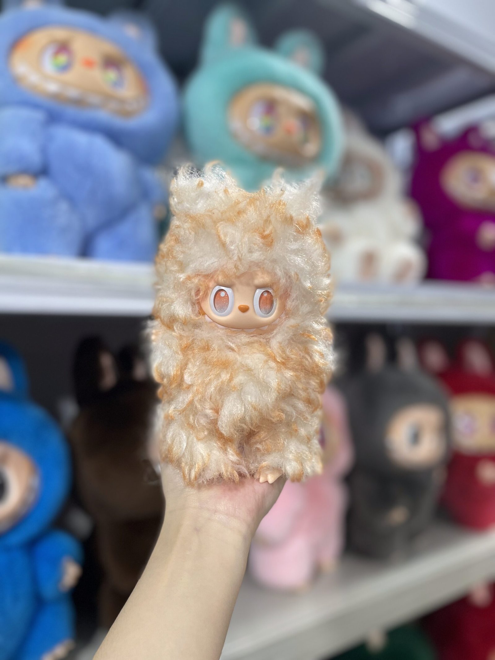 18cm Handmade Custom Magnetic tail fox Labubu vinyl plush pendant (all the colors) - Image 6