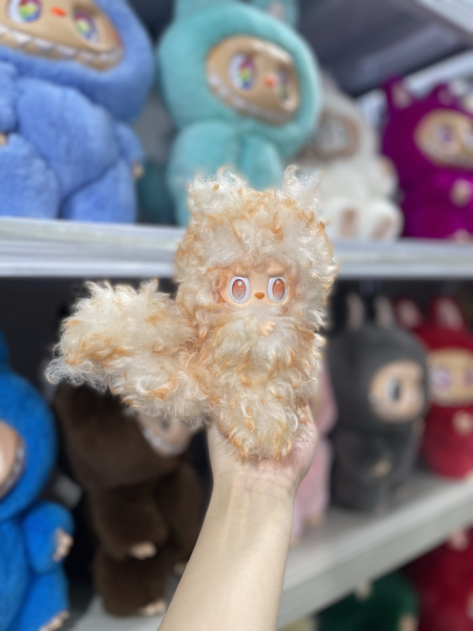 18cm Handmade Custom Magnetic tail fox Labubu vinyl plush pendant (all the colors) - Image 7