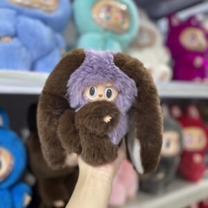 18cm Handmade Custom Magnetic tail long eared bunny Labubu vinyl plush pendant （all the colors)
