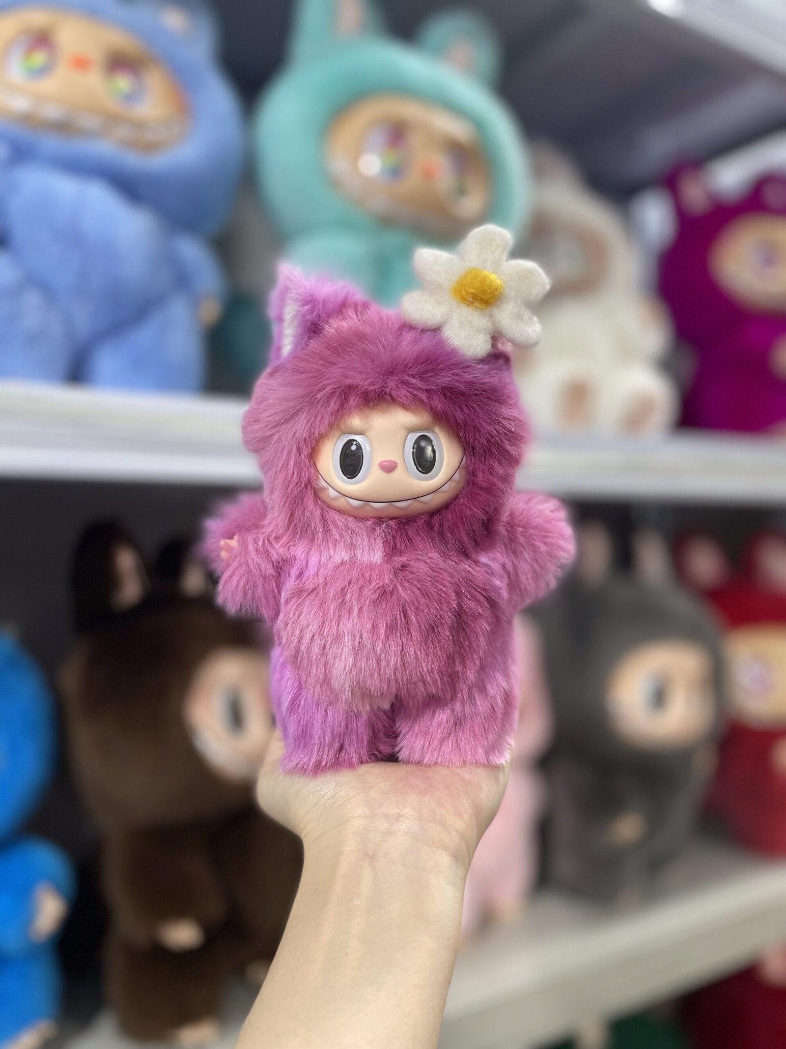 18cm Handmade Custom Magnetic tail fox squirrel Labubu vinyl plush pendant (all the colors) - Image 2