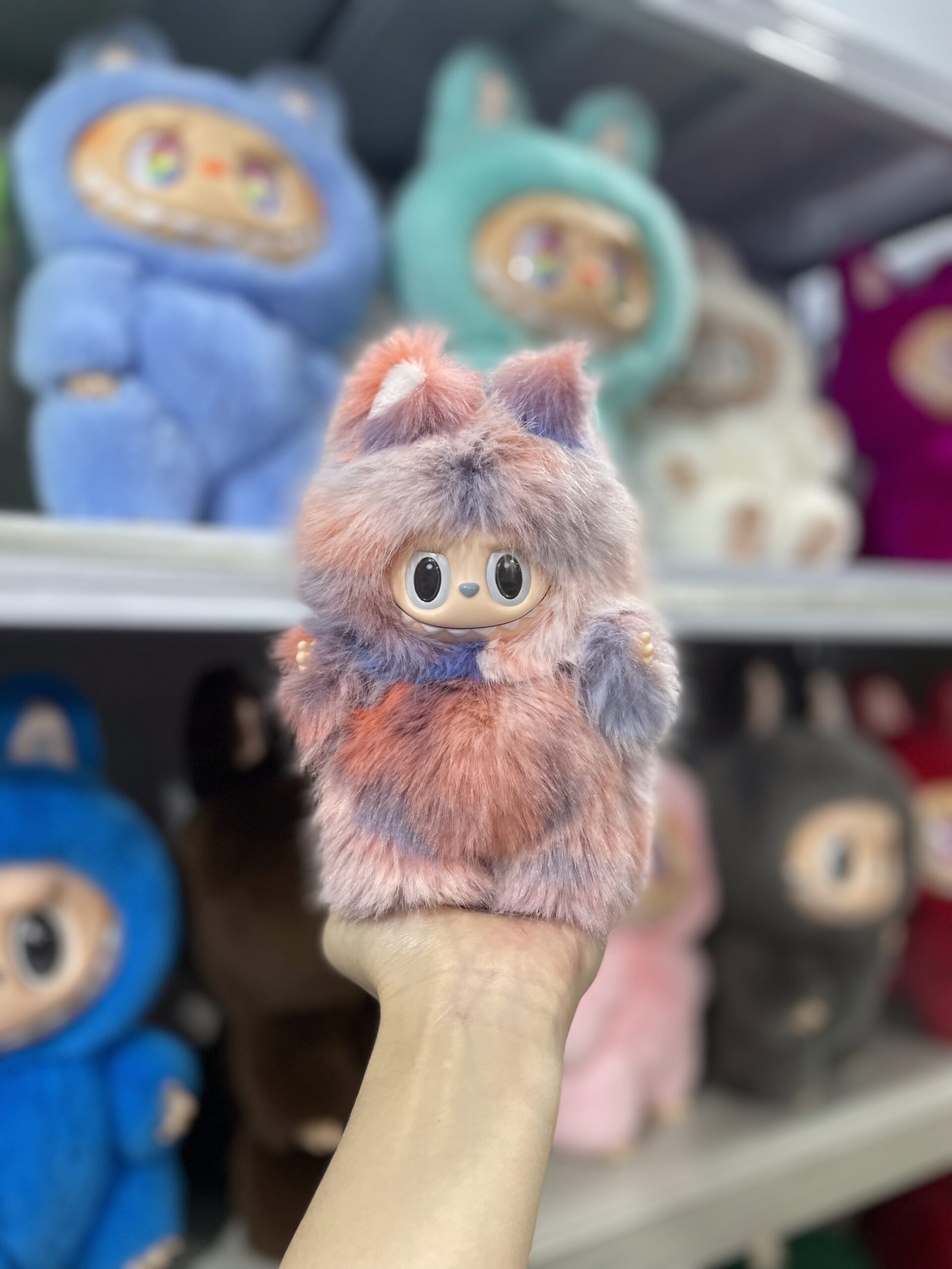 18cm Handmade Custom Magnetic tail fox squirrel Labubu vinyl plush pendant (all the colors) - Image 4