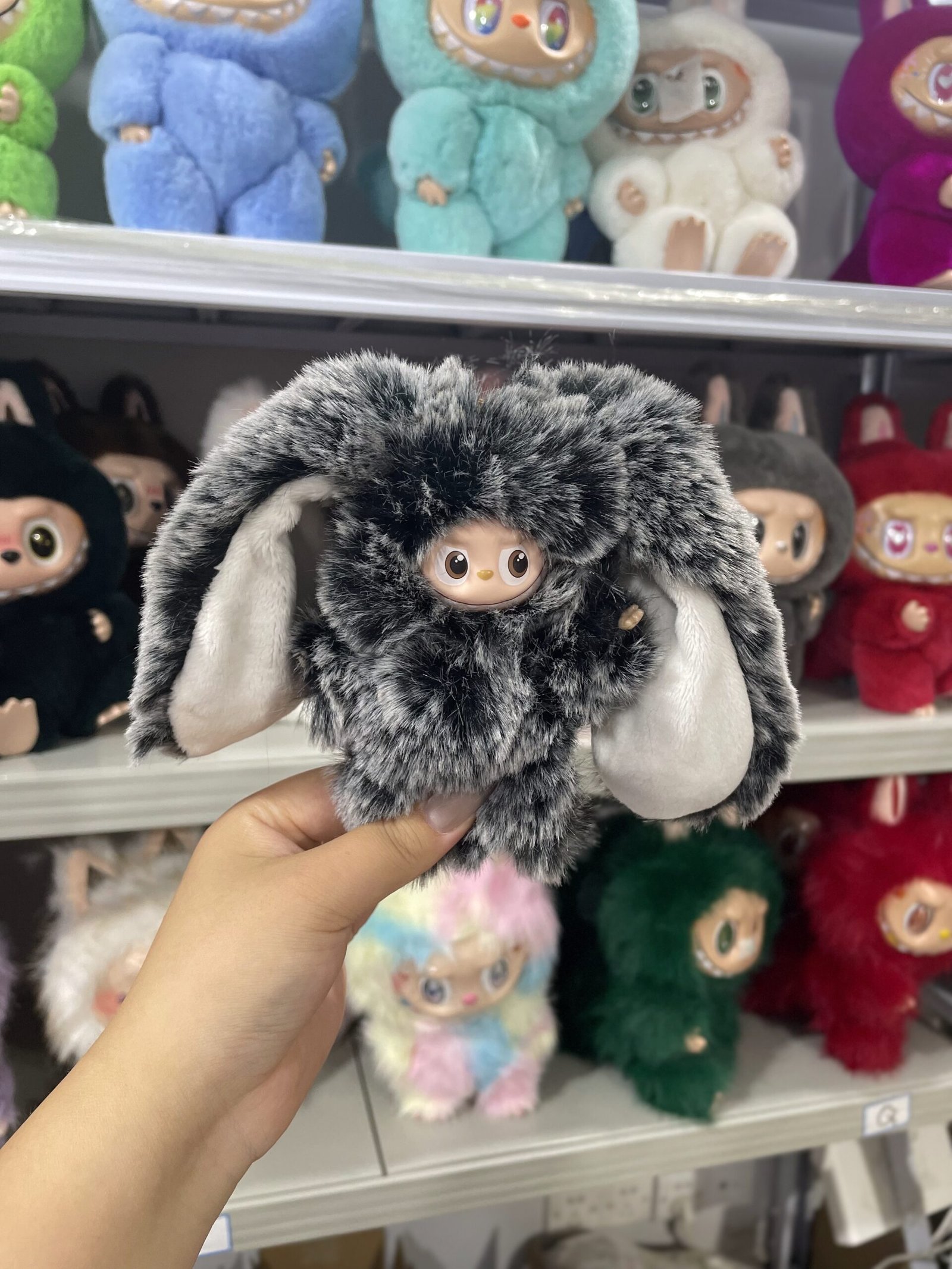 12cm Handmade Custom Mini long ears bunny Labubu vinyl plush pendant(all the colors) - Image 5