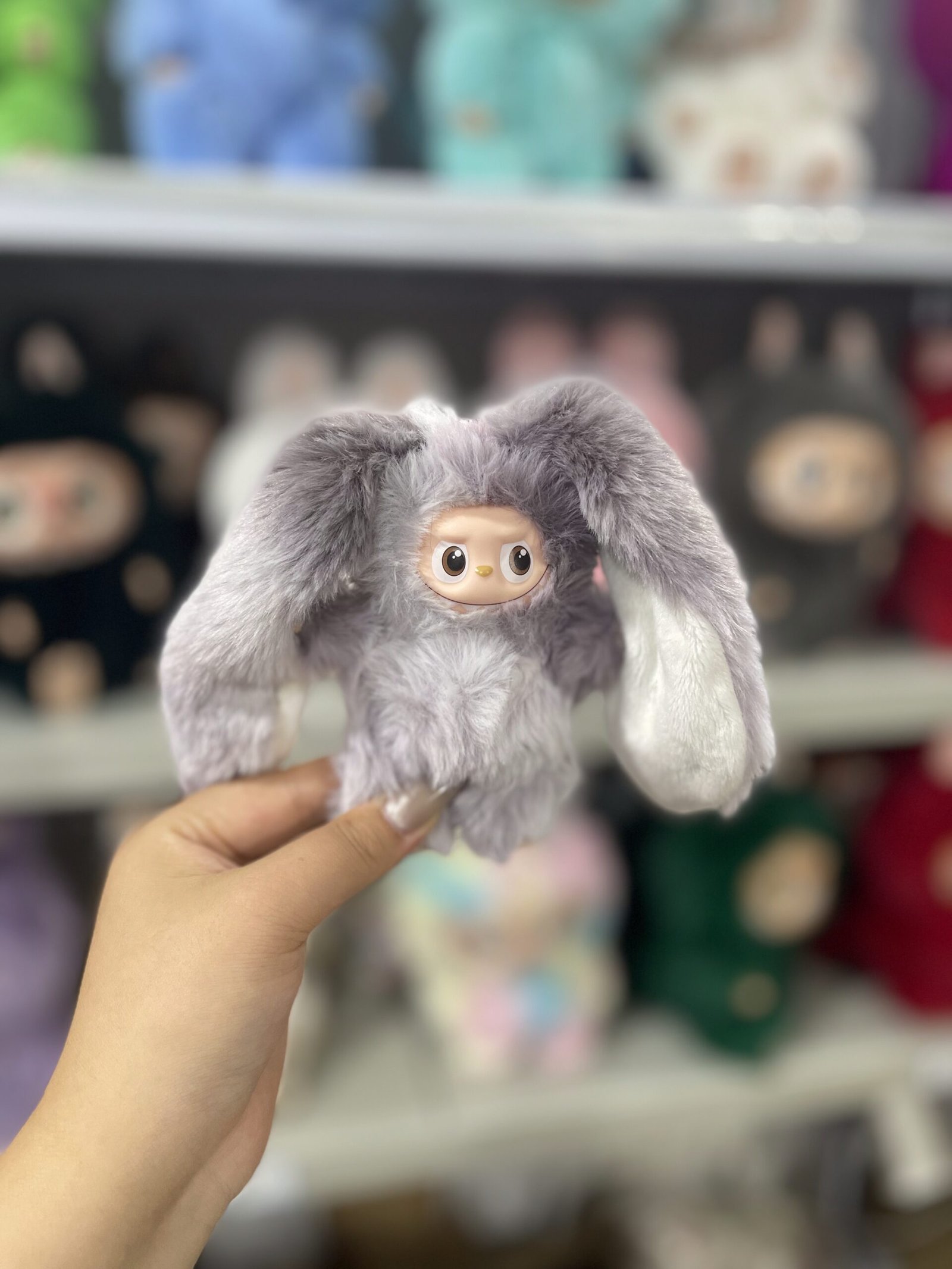 12cm Handmade Custom Mini long ears bunny Labubu vinyl plush pendant(all the colors) - Image 6