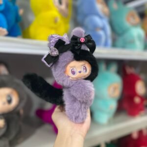 17cm Custom kuromi Labubu vinyl plush pendant