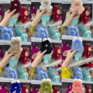 V4 Size Handmade Custom Mini Bear Labubu vinyl plush pendant(all the color)